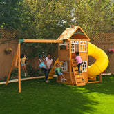 Kidkraft Castlewood Wooden Swing Set / Playset - Colorland Toys
